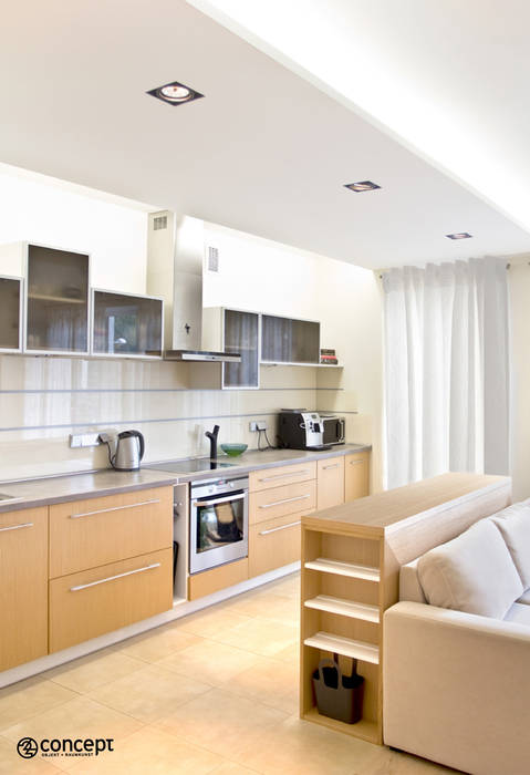 2-Zimmer Wohnung, 2L Concept 2L Concept وحدات مطبخ