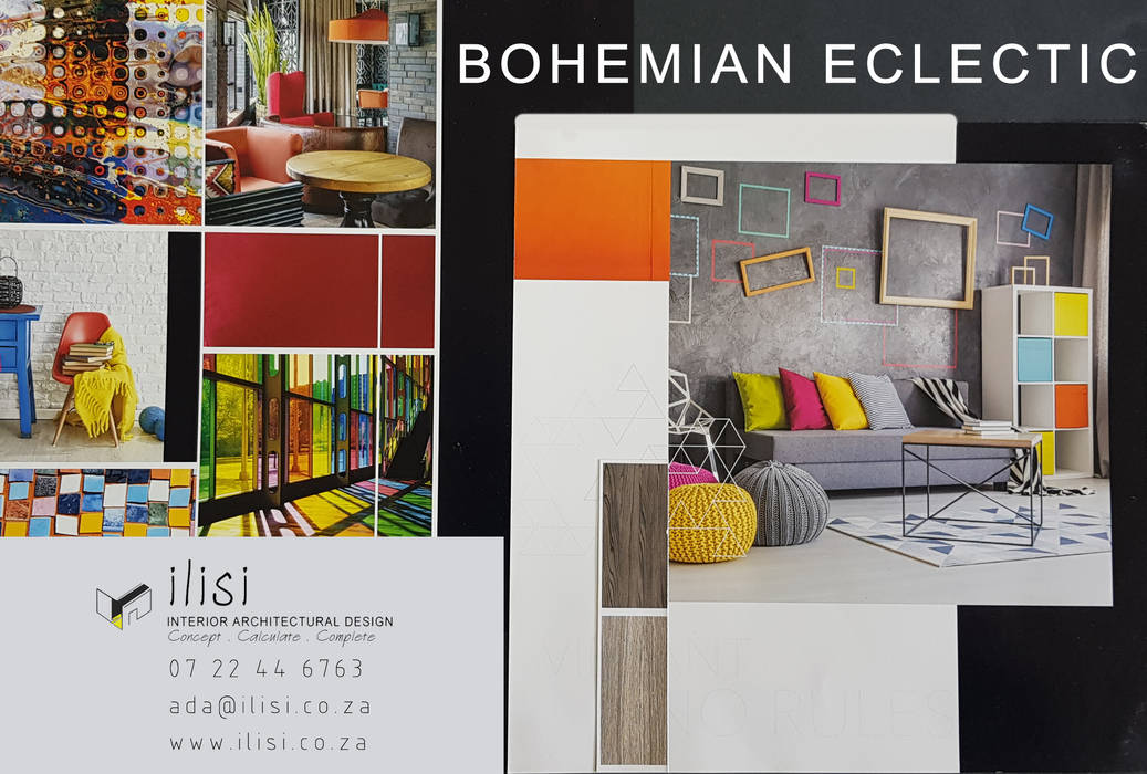 Bohemian Eclectic / Bohemian Shick ilisi Interior Architectural Design Bohemian Style