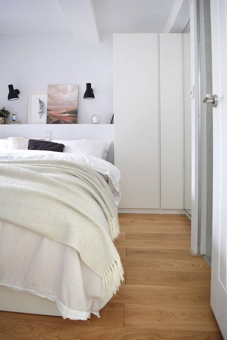 Bedroom | Home renovation in North London The White Interior Design Studio Small bedroom