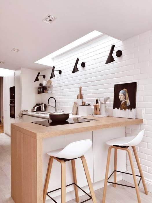 Kitchen | Home renovation in North London The White Interior Design Studio Scandinavian style kitchen