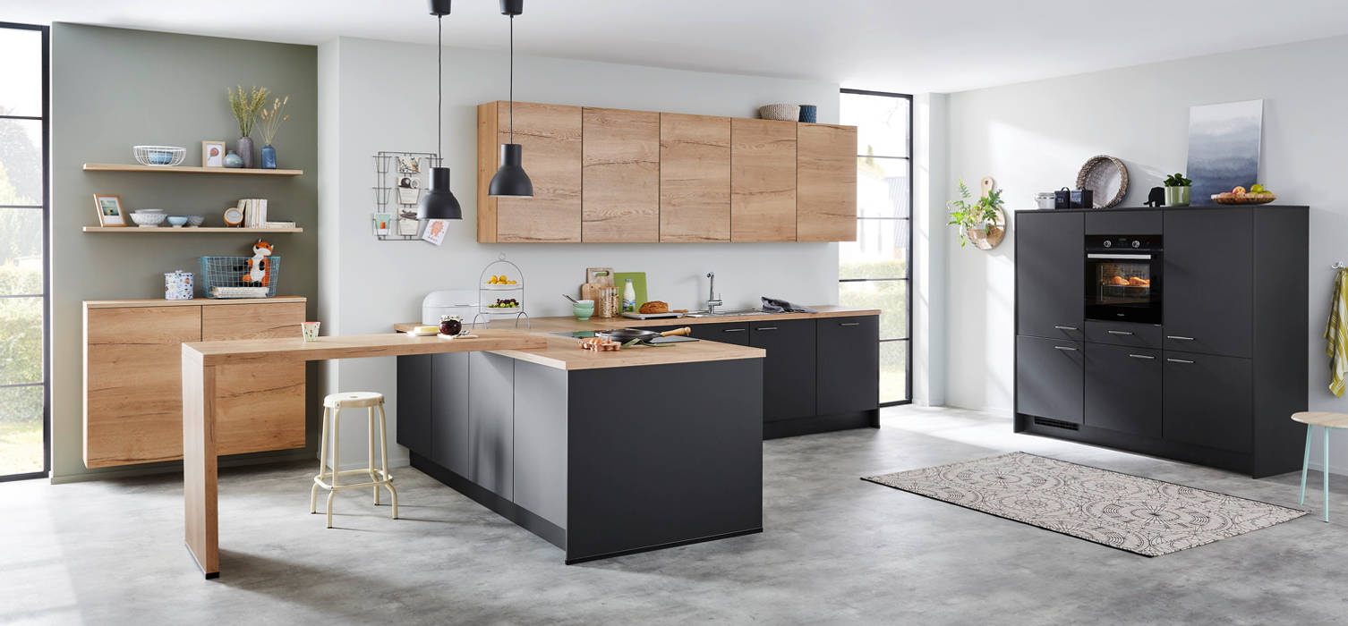 Moderne Wohnküche von Küche Aktiv, Spitzhüttl Home Company Spitzhüttl Home Company Modern style kitchen