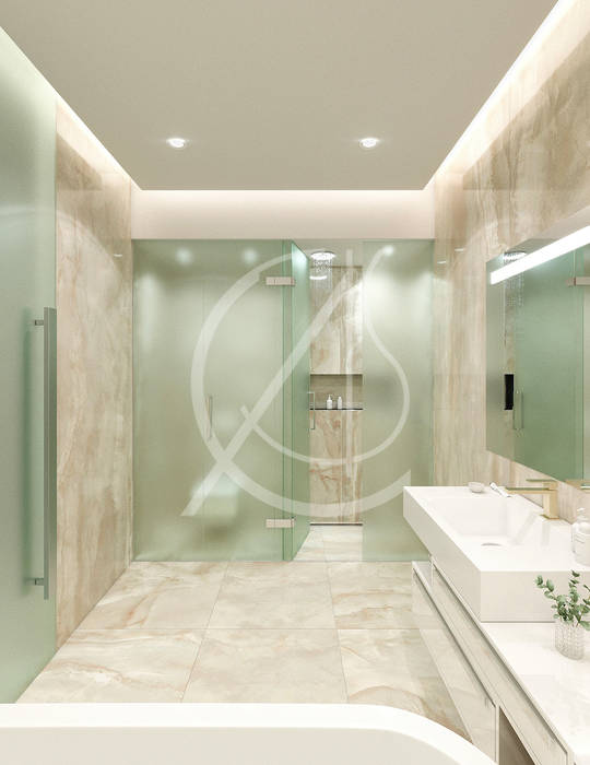 Feng Shui Interior Design homify Modern bathroom