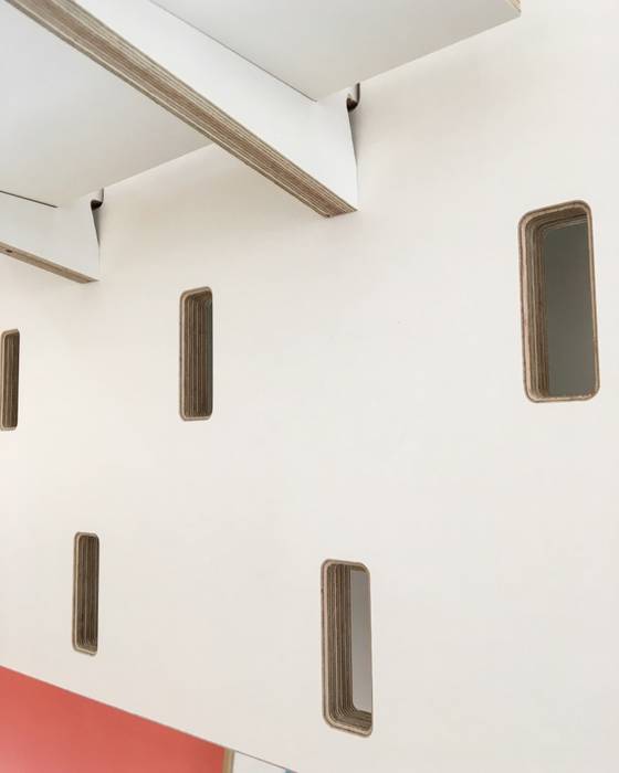Bureau d'une marque nutri-cosmétique , jun wan dumont jun wan dumont Modern walls & floors Plywood
