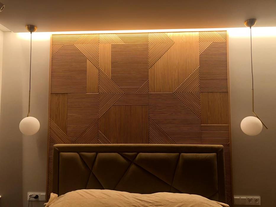 Стеновые панели из дерева, Brus Decor Brus Decor Murs & Sols modernes Bois d'ingénierie Transparent Décorations murales