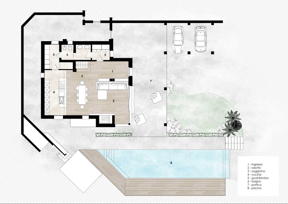 Planimetria PT viemme61 planimetria, disegno, plan, draw, ristrutturazione, progettazione, villa, arredamento, piano terra, arredamento d'interni, arredare, arredamento