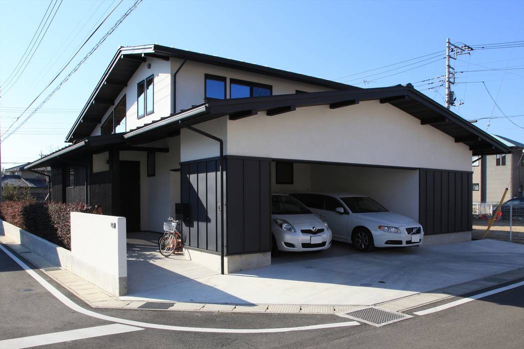 アンサンブルの家, 田村建築設計工房 田村建築設計工房 Asian style garage/shed