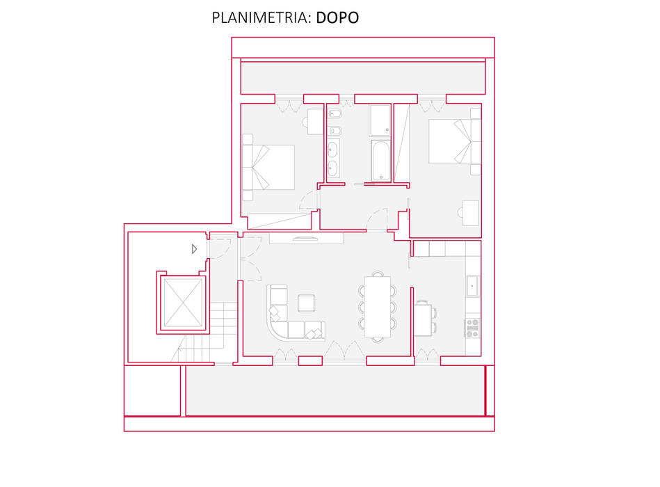 modern oleh GruppoTre Architetti, Modern