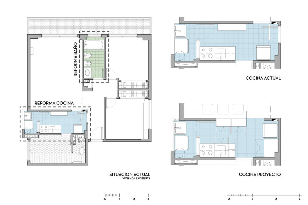 Departamento Lamarca, Decumano Arquitectos Decumano Arquitectos Single family home