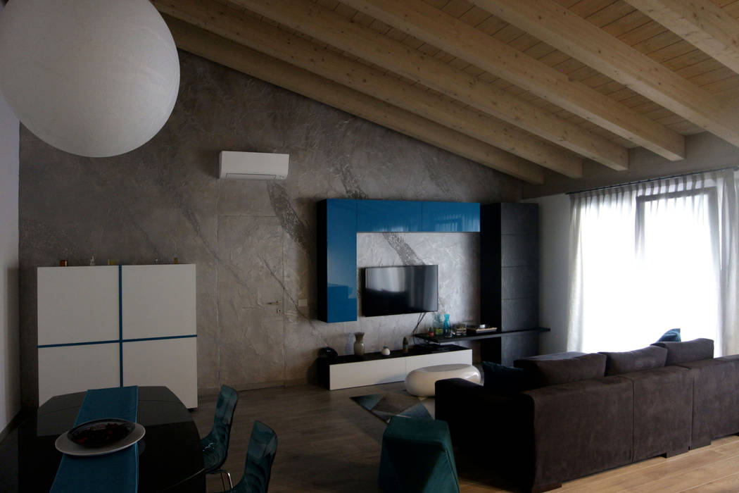 CM² HOUSE, Marcello Cesini Architetto Marcello Cesini Architetto Minimalist living room