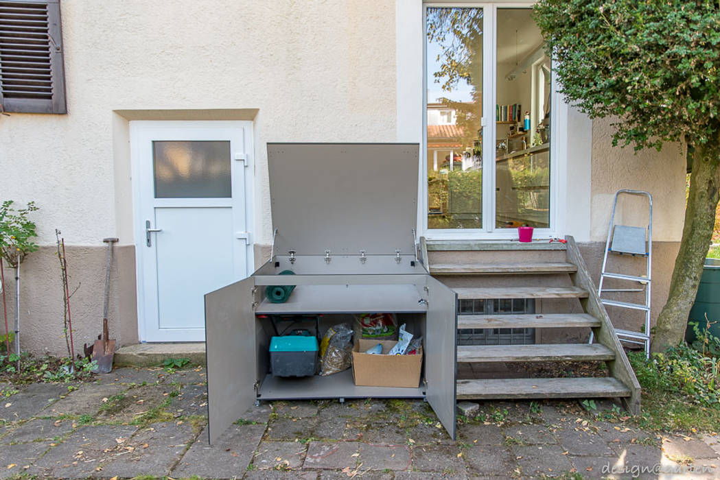 Terrassenschrank @win "sitzboards" - wetterfest & uv-beständig design