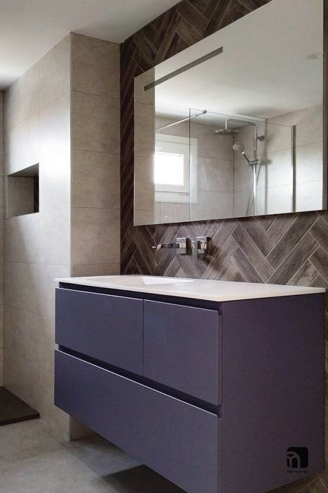 HABITAT, biforis biforis Modern bathroom Tiles