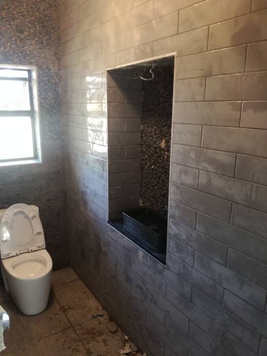 Bathroom Design-Guest Toilet Afrisom Projects Pty Ltd Modern style bathrooms