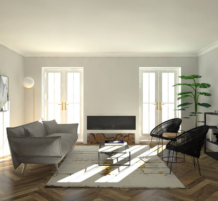 A78 Interiors غرفة المعيشة