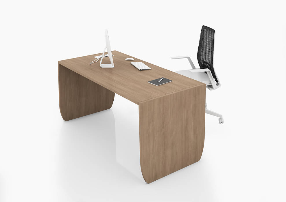 Stone, FERCIA - Furniture Solutions FERCIA - Furniture Solutions Study/office Wood Wood effect Desks