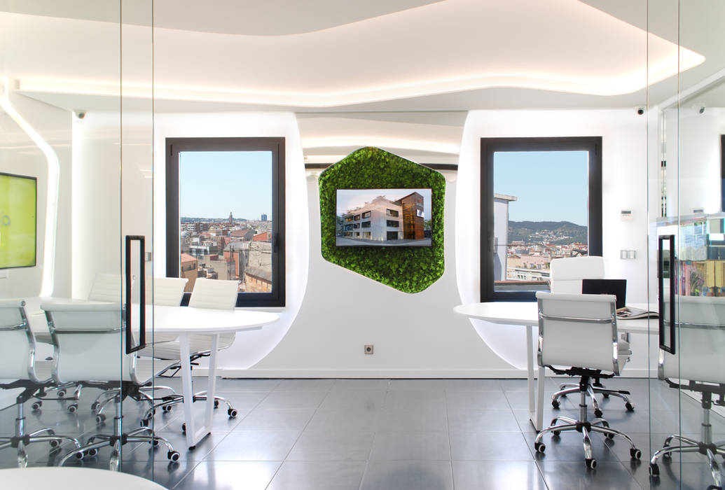 OFICINAS EN AVENIDA DIAGONAL DE BARCELONA, MANUEL TORRES DESIGN MANUEL TORRES DESIGN Commercial spaces Offices & stores