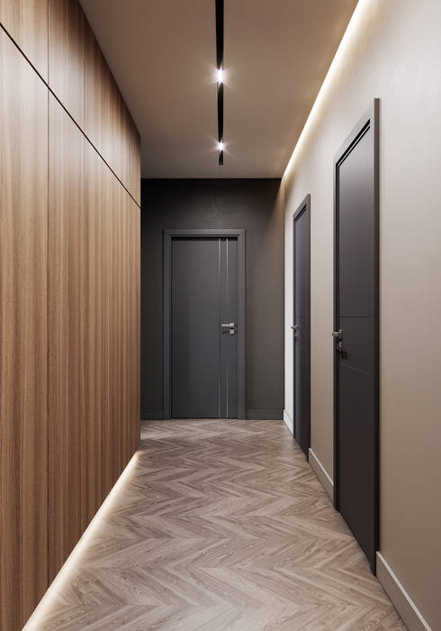 Коридор жк башня свободы, designnika | homify