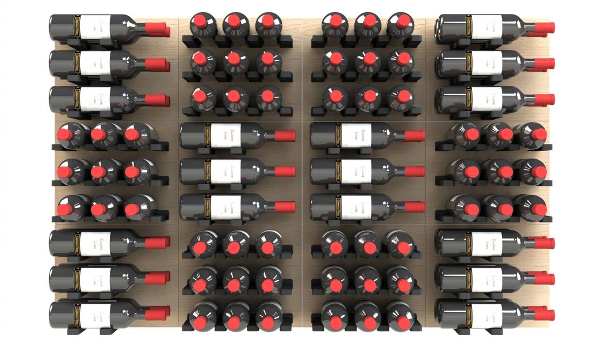 Adega Modular 1G-Smart, Garrafeiros - Adegas para Vinho Garrafeiros - Adegas para Vinho Cantina moderna PVC