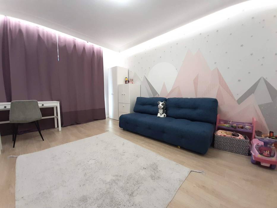 modern appartment with classic details, ANDO ANDO Stanza dei bambini moderna