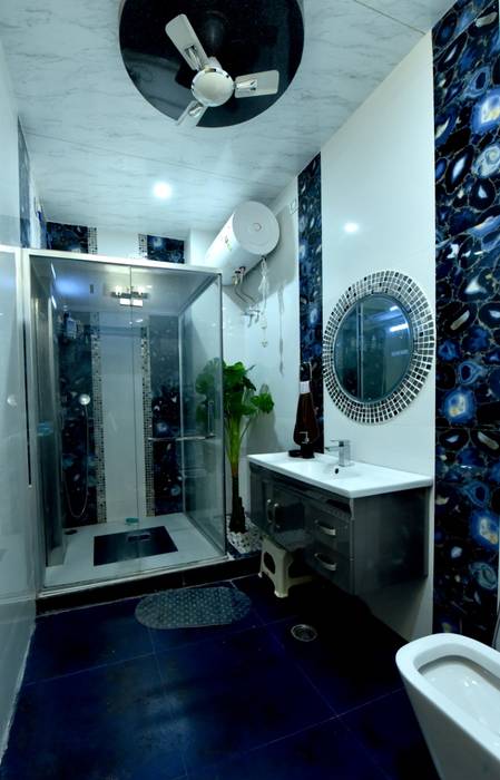 DR.DAUKIYA RESIDENCE, MAA ARCHITECTS & INTERIOR DESIGNERS MAA ARCHITECTS & INTERIOR DESIGNERS Modern bathroom