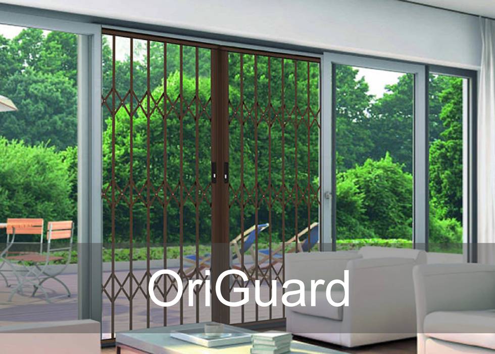 OriGuard Aluminium Retractable Security Gates Origin Aluminium (Pty) Ltd Patios Aluminium/Zinc aluminium, doors, interleading garage-to-house doors, passage doors, sliding glass doors, security gates