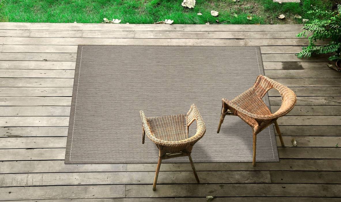 Tappeto outdoor Tatami Taupe Webtappeti Giardino minimalista Tessuti Grigio tappeto giardino, tappeto terrazzo, tappeto outdoor,Accessori & Decorazioni