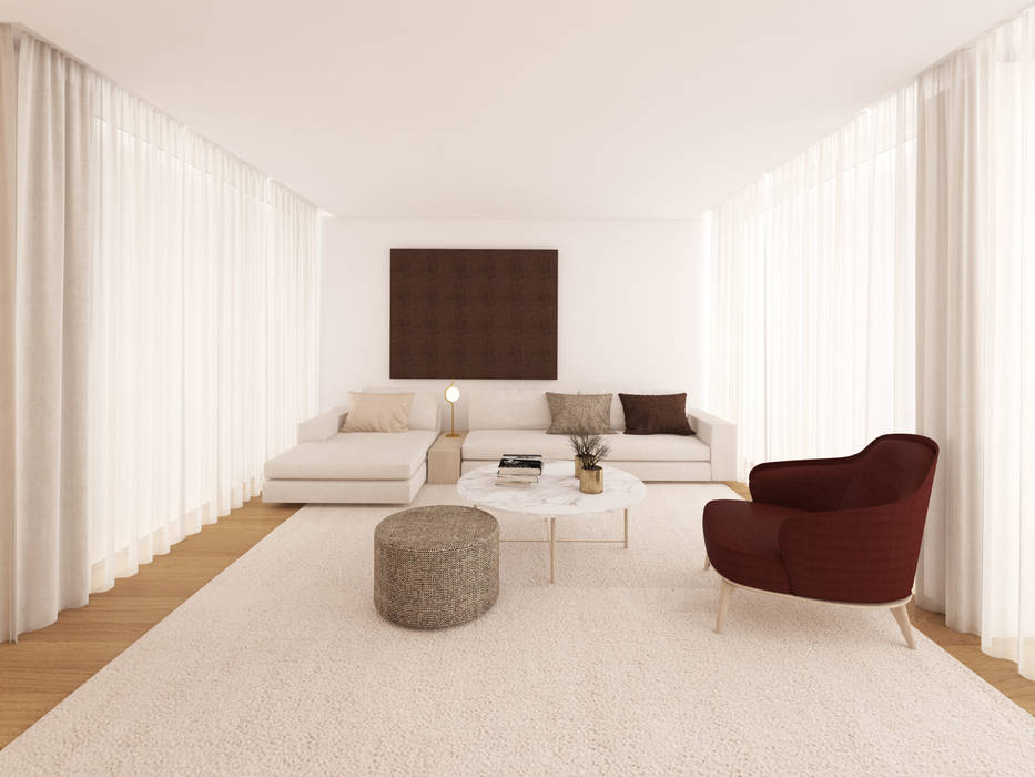 Moradia em Tagilde, Vizela - 2020, MIA arquitetos MIA arquitetos Modern living room