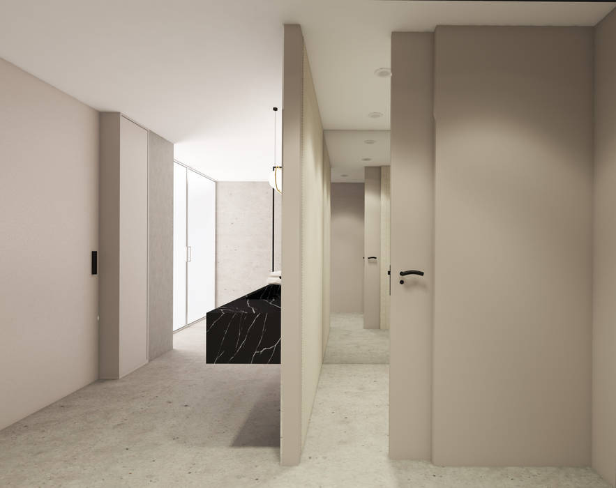 Moradia em Tagilde, Vizela - 2020, MIA arquitetos MIA arquitetos Modern Corridor, Hallway and Staircase