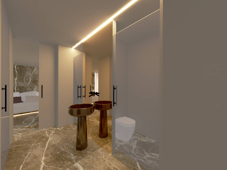 Moradia em Tagilde, Vizela - 2020, MIA arquitetos MIA arquitetos 모던스타일 욕실