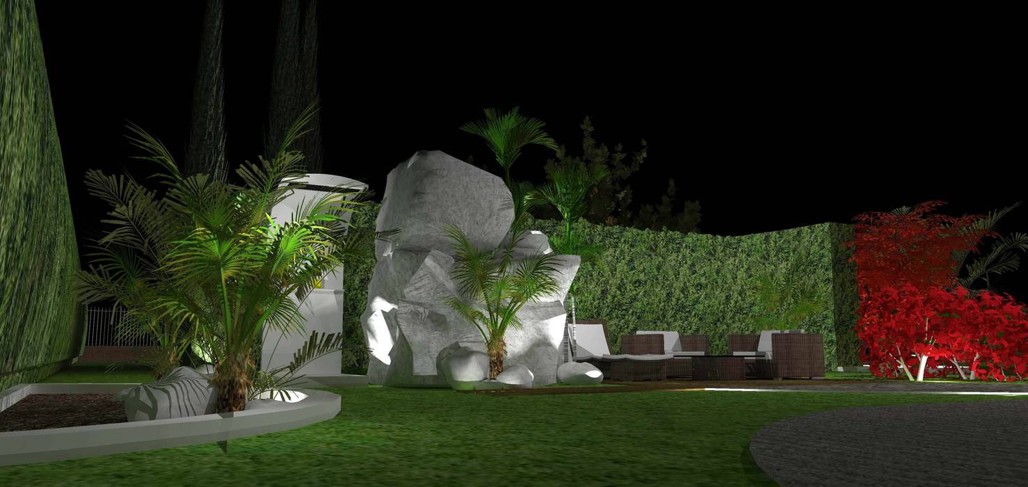 emotional garden, Interior Design Stefano Bergami Interior Design Stefano Bergami Jardines de estilo moderno