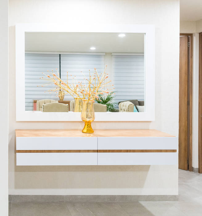 Credenza volada con espejo homify