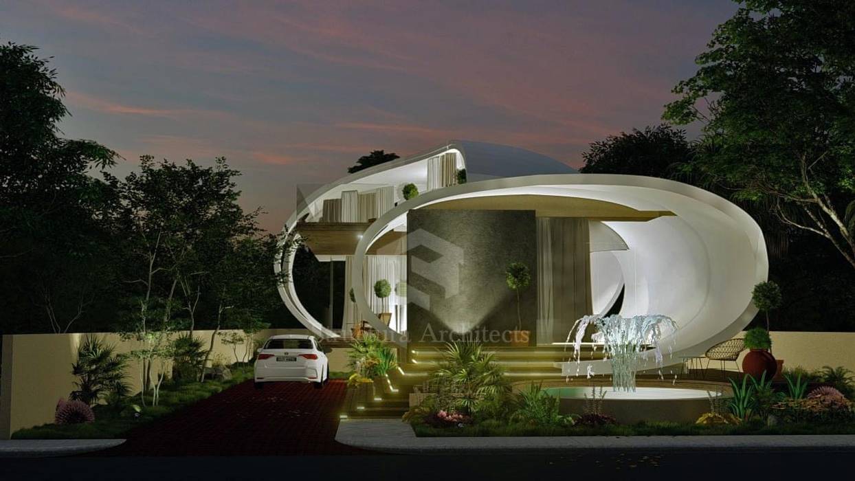 Retro-Futuristic Home, Structura Architects Structura Architects 獨棟房 水泥