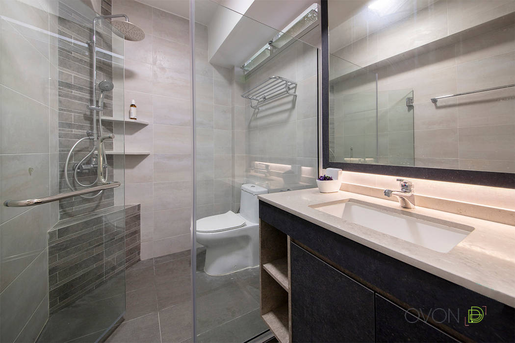 Pasir Ris, Ovon Design Ovon Design Modern bathroom