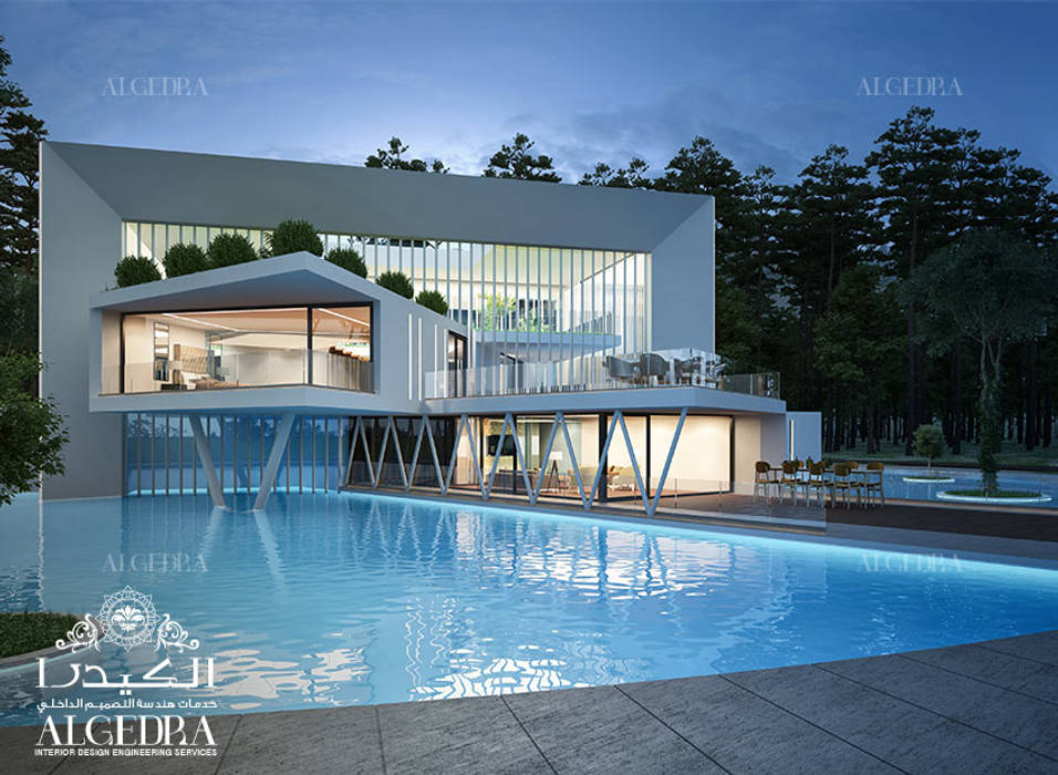 Water villa design concept , Algedra Interior Design Algedra Interior Design Modern houses