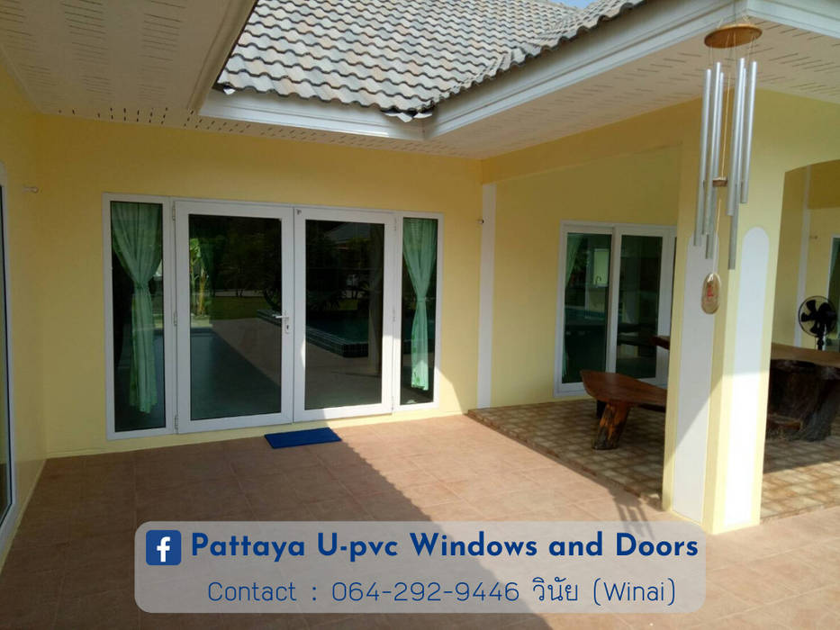 บ้านในสวน (House Project) ติดตั้งกระจก UPVC ทั้งหลัง, โรงงาน พัทยา กระจก ยูพีวีซี Pattaya UPVC Windows & Doors โรงงาน พัทยา กระจก ยูพีวีซี Pattaya UPVC Windows & Doors ประตู กระจกและแก้ว