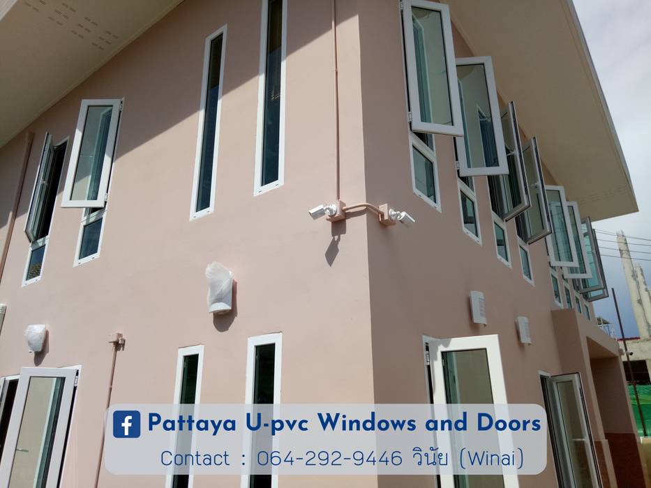บ้านประตูหน้าต่างบานเปิด พัทยาเหนือ ติดตั้ง UPVC ทั้งหลัง, โรงงาน พัทยา กระจก ยูพีวีซี Pattaya UPVC Windows & Doors โรงงาน พัทยา กระจก ยูพีวีซี Pattaya UPVC Windows & Doors หน้าต่าง กระจกและแก้ว