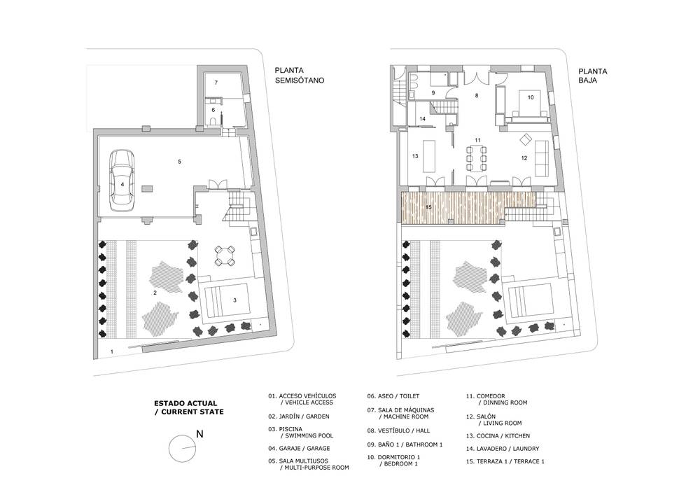 Planos estado actual (después) LLIBERÓS SALVADOR Arquitectos