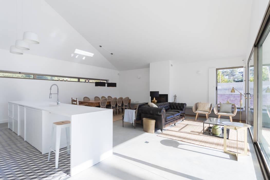 colectivo ODD غرفة المعيشة أسمنت White