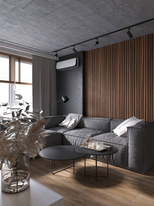 Natural minimalism, Надежда Шульга Надежда Шульга Minimalist living room Wood Wood effect