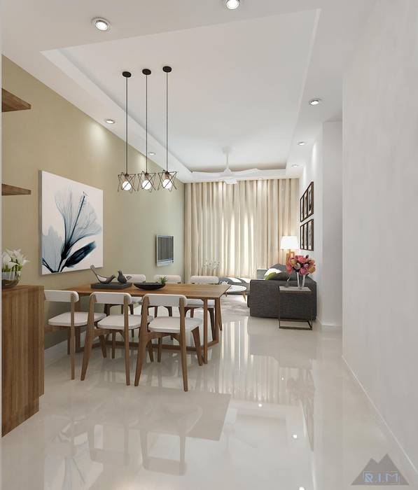 Trang trí nội thất căn hộ Vista Verde Apartment, Công ty trang trí nội thất RIM Decor Công ty trang trí nội thất RIM Decor Phòng khách Trang trí nội thất căn hộ