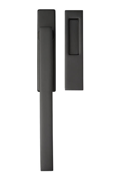 Poignées & Boutons Noir Carré, Portes Design Portes Design Pintu: Ide desain, inspirasi & gambar Doorknobs & accessories