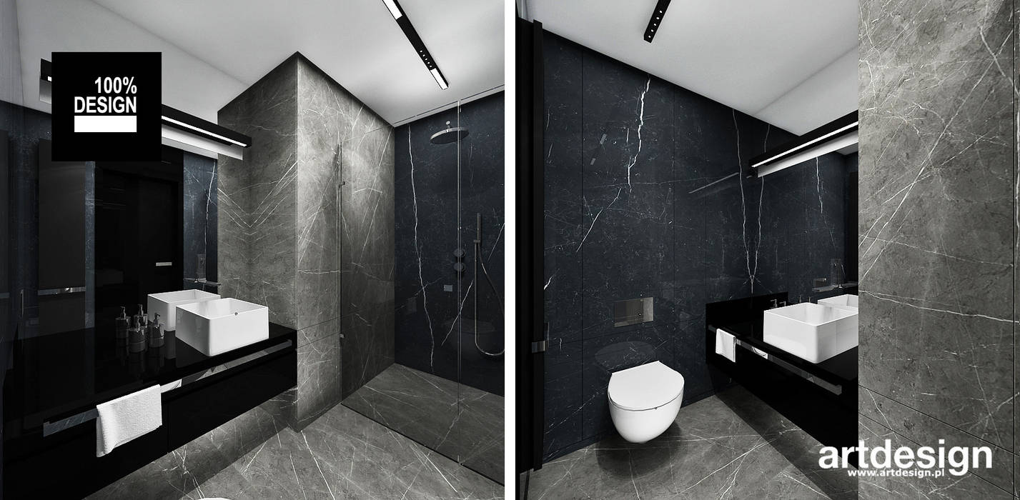 REACH FOR THE STARS | IV | Projekty łazienek, ARTDESIGN architektura wnętrz ARTDESIGN architektura wnętrz Modern bathroom
