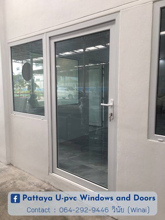 ต้นเอกแหล่งรถบ้าน อ.บางละมุง จ.ชลบุรี เลือกใช้ กระจกเทมเปอร์นิรภัย (Tempered Glass) UPVC แข็งแรง ทนทาน ป้องกันการโจรกรรม ป้องกันเสียงได้ดี, โรงงาน พัทยา กระจก ยูพีวีซี Pattaya UPVC Windows & Doors โรงงาน พัทยา กระจก ยูพีวีซี Pattaya UPVC Windows & Doors Скляні двері Скло