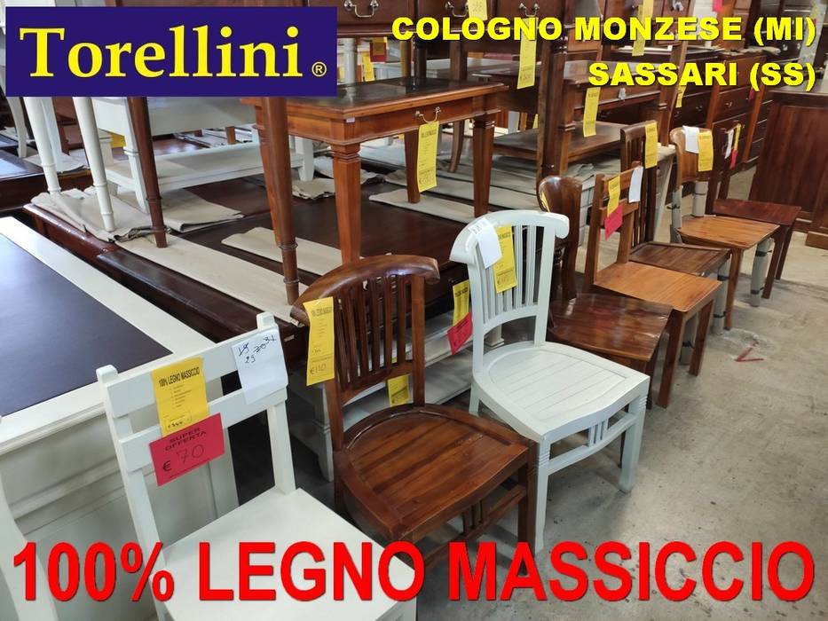 Mobili in Legno Massello a COMO e VARESE, Torellini Arredamenti SASSARI OLBIA COLOGNO MONZESE Torellini Arredamenti SASSARI OLBIA COLOGNO MONZESE Commercial spaces Office spaces & stores