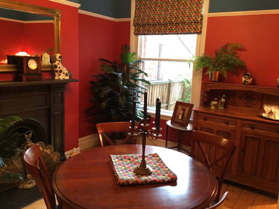 Red Victorian Dining Room Girl About The House