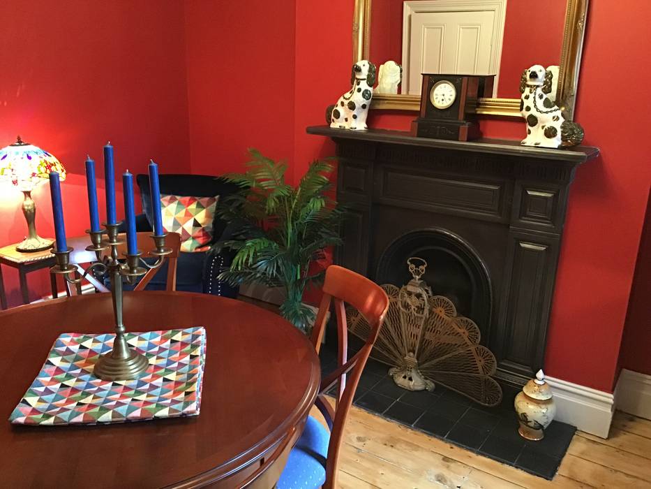 Red Victorian Dining Room Girl About The House