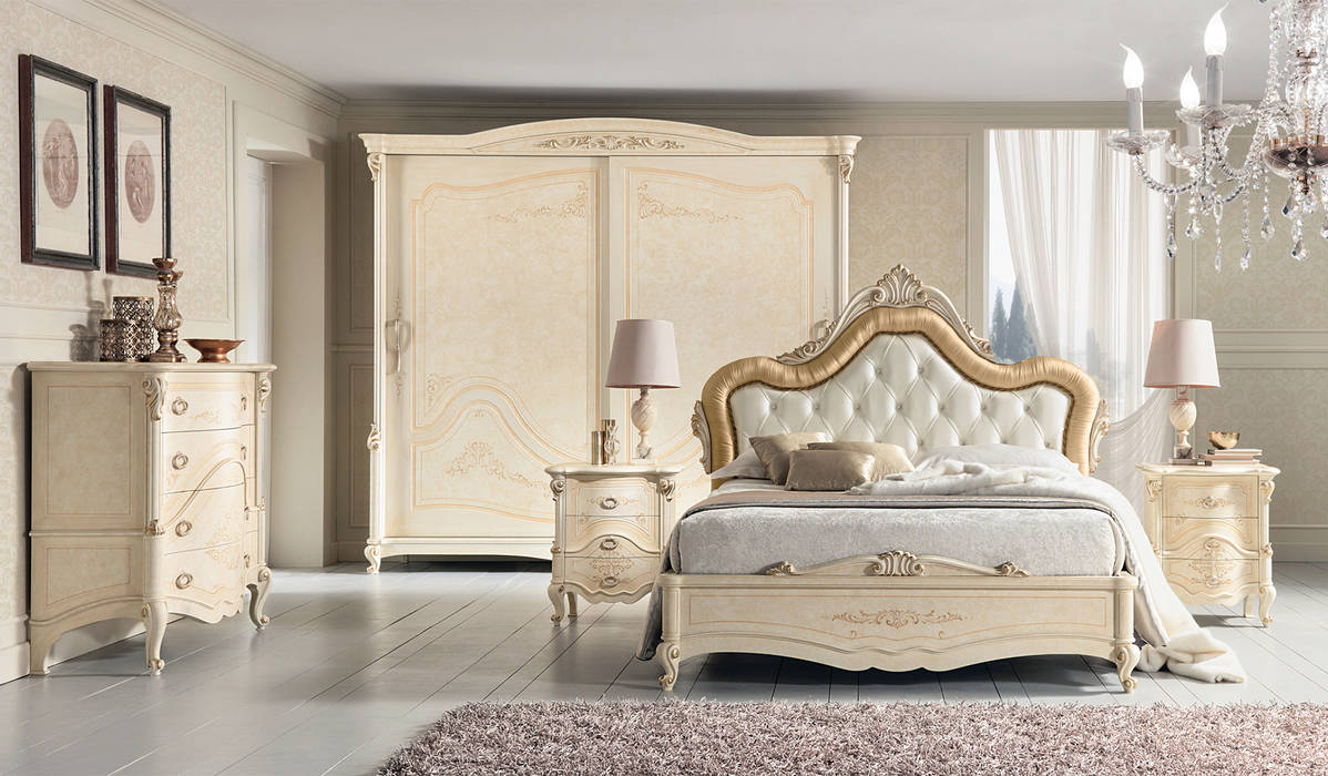 ROMANTICA | Classic Night Collection, ADRIATICA SRL ADRIATICA SRL Classic style bedroom Beds & headboards