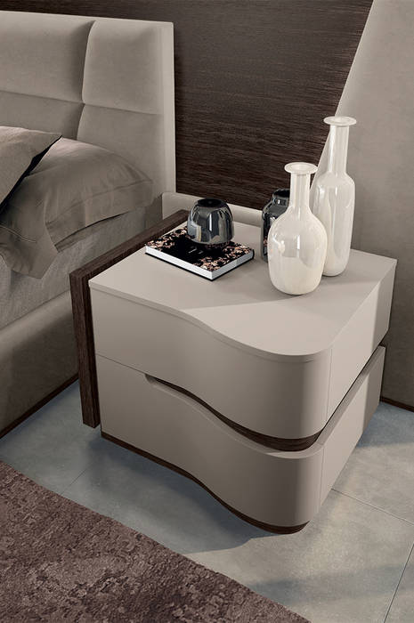 EVOLUTION | Night Collection, ADRIATICA SRL ADRIATICA SRL Modern Bedroom Bedside tables