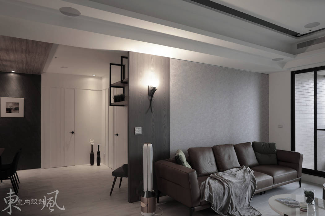 東風室內設計salas De Estilo Moderno Homify