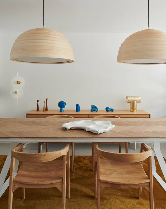 Single-family house in Cabrera de Mar, Alex March Studio Alex March Studio Mediterranean style dining room