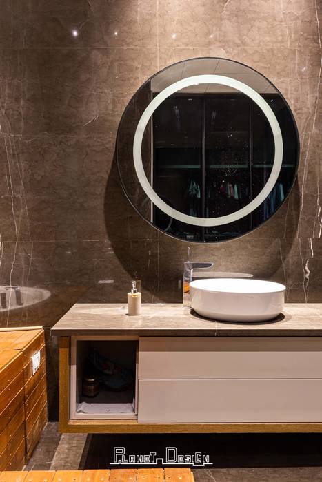 The luxury look of high-end bathroom vanities! Planet Design & Associates Modern bathroom